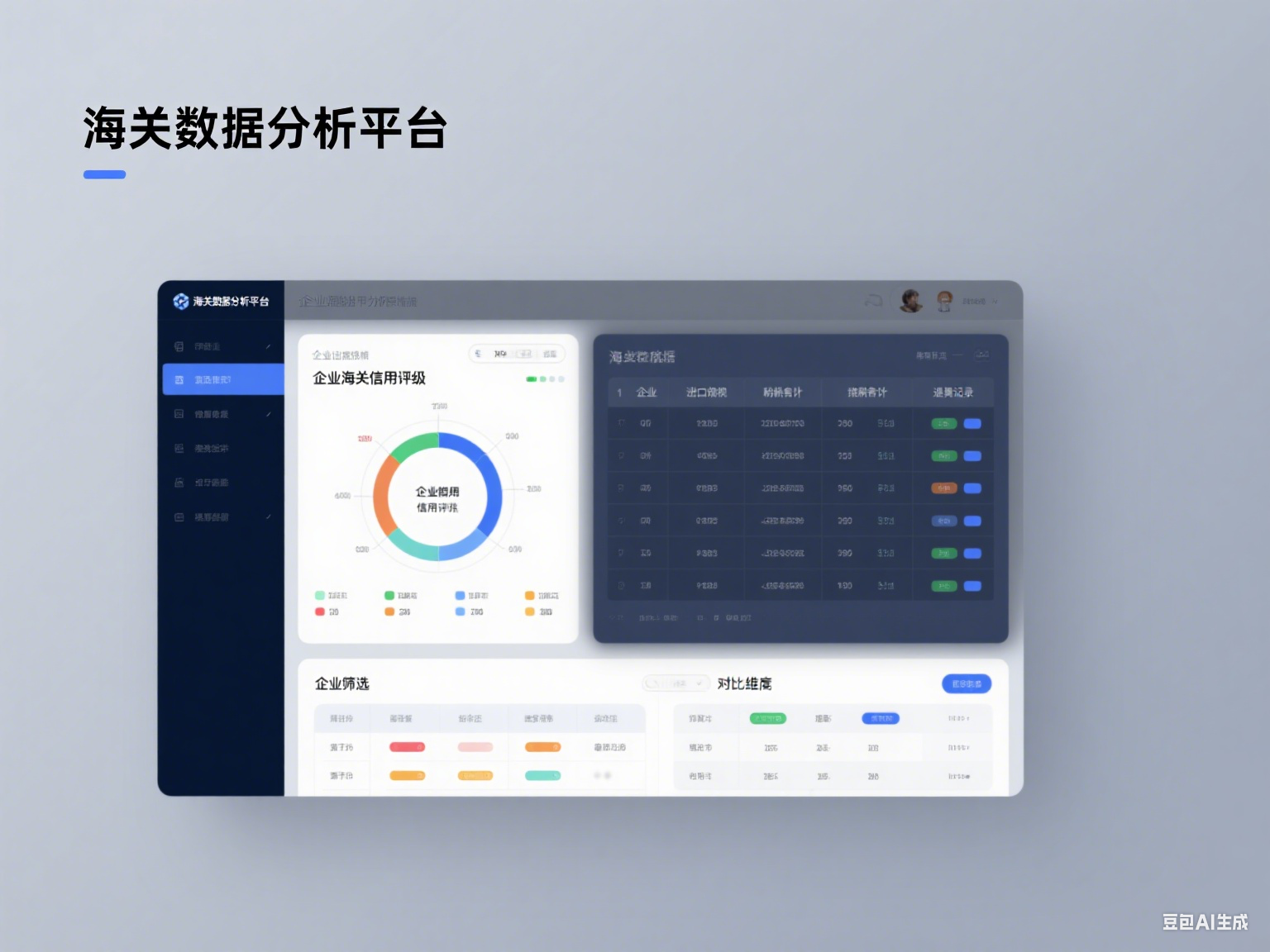 海关数据分析平台